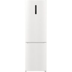 Gorenje Refrigerator NRK6202AW4 Energy efficiency class E, Free standing, Combi, Height 200 cm, No Frost system,   net capacity 235 L, Freezer net capacity 96 L, Display, 38 dB, White