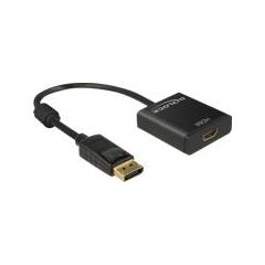 DELOCK Adaptorcable DP 1.2 plug HDMI bl