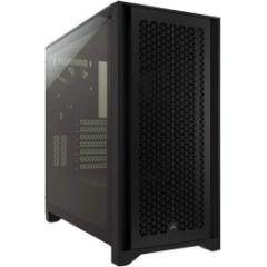 Corsair Computer Case 4000D Side window, Black, ATX, Power supply included No