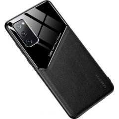 Mocco Lens Leather Back Case Кожанный чехол для Apple Iphone 12 Pro Черный