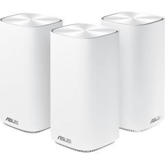 ASUS ZenWiFi mini AC CD6 AC1500, white, Router and 2x satellite set, 3er-Bundle (90IG05S0-BO9420)