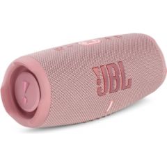 JBL CHARGE 5 PINK ūdensizturīga portatīvā skanda, rozā