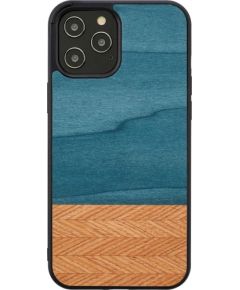 MAN&WOOD case for iPhone 12 Pro Max denim black