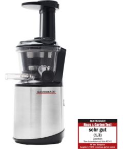 Gastroback 40145 Slow Juicer Advanced Vital