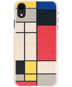 MAN&WOOD SmartPhone case iPhone XR mondrian wood white