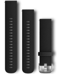 Garmin watch strap Quick Release 20mm, black/silver