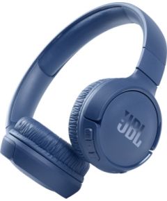 JBL T510 BT Blue on-ear austiņas ar Bluetooth, zilas