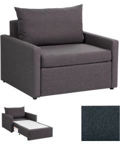 Armchair/bed COLOGNE, 103x92x89cm, dark blue