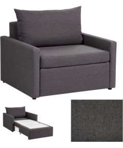 Armchair/bed COLOGNE, 103x92x89cm, dark grey