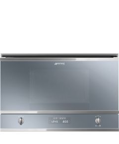 SMEG MP422S Silver 22L mikroviļņu krāsns, iebūvējama