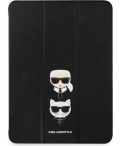 Karl Lagerfeld Saffiano KLFC11OKCK Grāmatveida Maks Planšetdatoram Apple iPad 11" Pro 2021 Melns