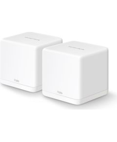 Mercusys AC1300 Whole Home Mesh Wi-Fi System Halo H30G (2-Pack) 802.11ac, 400+867 Mbit/s, Ethernet LAN (RJ-45) ports 2, Mesh Support Yes, MU-MiMO Yes, White