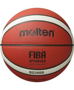 Basketbola bumba MOLTEN B7G3800 FIBA, sint. ādas izmērs 7