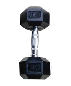 Toorx Hex rubber dumbbell 10kg