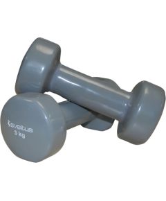 Dumbbells SVELTUS Epoxy 1183 2x3 kg Grey