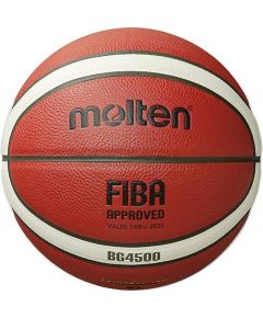 Баскетбольный мяч для TOP соревнование MOLTEN B6G4500-X FIBA синт. кожа pазмер 6