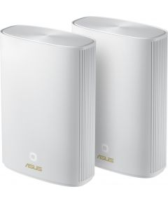 Asus ZenWiFi AX Hybrid (XP4) (2pk White) 802.11ax, 574+1201 Mbit/s, Ethernet LAN (RJ-45) ports 2, Mesh Support Yes, MU-MiMO Yes, 1 x USB 3.0 Gen 1, White