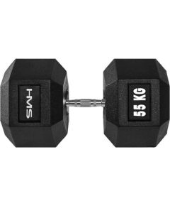 HEX PRO 55 KG hantele HMS (1 gab.)