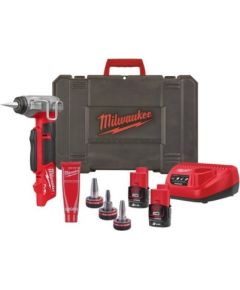 Milwaukee M12 FPXP-I10202C Cauruļu paplašinātājs 12V (2x2.0Ah akumulatori un lādētājs)