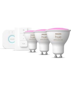 Philips Hue WCA Starter Kit 4,3W GU10 3pcs, Bridge, Switch