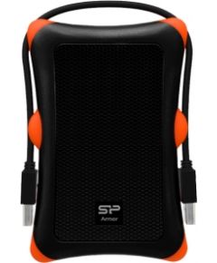 Silicon Power Armor A30 HDD/SSD enclosure Black, Orange