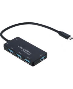 Akyga AK-AD-52 interface hub USB 3.1 (3.1 Gen 2) Type-C 500 Mbit/s Black