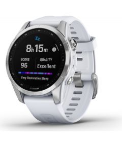 Garmin fenix 7S, silver/whitestone