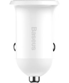 Baseus CCALLP-02 Grain Pro Car Charger Dual USB 4.8A White