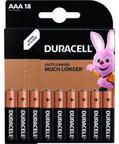 Alkaline battery DURACELL AAA/LR03 18pcs