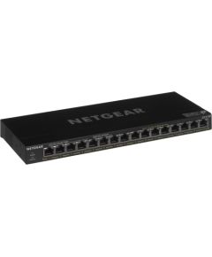 Netgear GS316P Unmanaged Gigabit Ethernet (10/100/1000) Power over Ethernet (PoE) Black