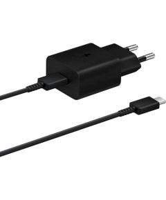 Samsung EP-T1510XBEGEU 15W зарядка + кабель USB-C черная (EU Blister)