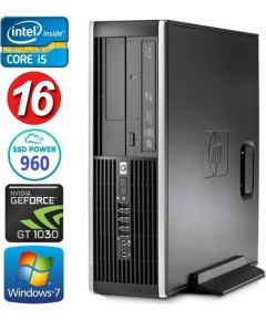 HP 8100 Elite SFF i5-750 16GB 960SSD GT1030 2GB DVD WIN7Pro