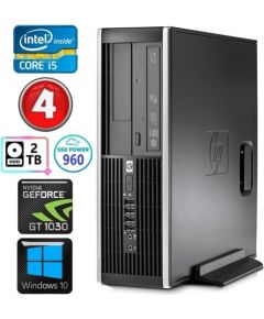 HP 8100 Elite SFF i5-750 4GB 960SSD+2TB GT1030 2GB DVD WIN10