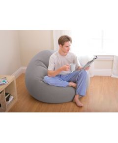 Intex Inflatable Lounge Chair Grey, 114x114x71 cm
