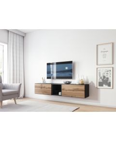 Cama Meble Cama living room furniture set ROCO 10 (2xRO3 + RO6) antracite/wotan oak