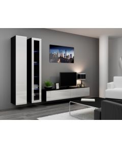 Cama Meble Cama Living room cabinet set VIGO 3 black/white gloss