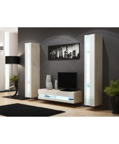 Cama Meble Cama Living room cabinet set VIGO NEW 12 sonoma/white gloss