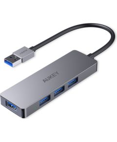 AUKEY CB-H36 Aluminium HUB USB-A | Ultra Slim | 4in1 | 4xUSB 3.0 | 5Gbps