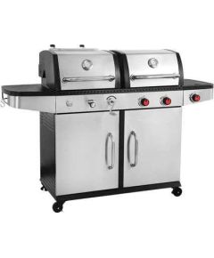 Yato Grill 2 + 1, gāze + ogleklis, nerūsējošais tērauds, 8,2 KW universāls