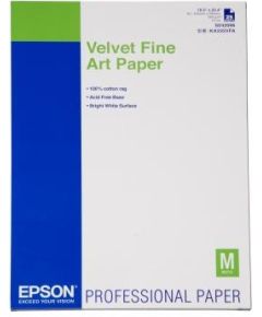 Epson Velvet Fine Art Paper, DIN A2 Art Paper, A2, 260 g/m²