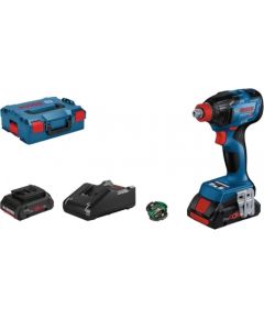 Bosch Cordless impact wrench-screwdriver GDX 18V-210 C, 2x4.0Ah ProCORE 18V, GAL 18V-40, 210 Nm, 0-1.100 / 0-2.300 / 0-3.400 min.-1