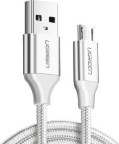 UGREEN micro USB Cable QC 3.0 2.4A 1.5m (White)