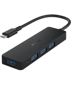 AUKEY CB-C64 interface hub Black, Grey