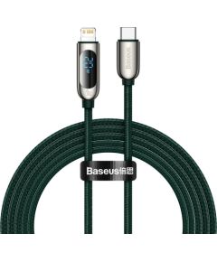 USB-C cable for Lightning Baseus Display, PD, 20W, 2m (green)