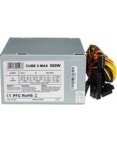 iBox CUBE II power supply unit 500 W ATX Silver