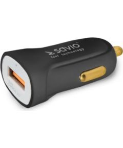 Savio Car Quick Charge charger Savio SA-05/B 3.0A, 1xUSB