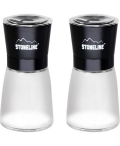 Stoneline Salt and pepper mill set 21653 Housing material Glass/Stainless steel/Ceramic/PS, Black