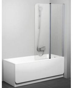 Ravak vannas siena CVS2, 990 mm, h=1500, labā puse, spīdīgs/caurspīdīgs stikls