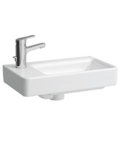 Laufen izlietne Pro S, 480x280 mm, maisītāja caurums kreisajā pusē, balta