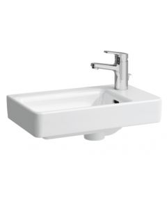 Laufen izlietne Pro S, 480x280 mm, maisītāja caurums labajā pusē, balta